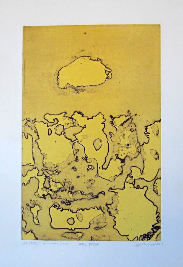 Day Dance an etching by Arthur Secunda